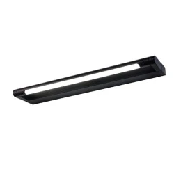 Φωτιστικό λουτρού - πίνακα LED 6W BATI θερμό χρώμα φωτός 380lm μεταλλικό μαύρο 400x100x25mm