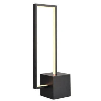 Φωτιστικό LED επιτραπέζιο AELIA 12W θερμό φως 3000k 980lm μαύρο μεταλλικό 18x11xh46cm IP20