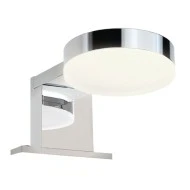 Led φωτιστικού επίπλου μπάνιου LUSTRO 5W θερμό φως 3000k 330lm χρώμιο μεταλλικό 8x14,5x6,5cm IP44