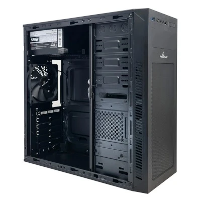 Κουτί PC Case Powertech PT-1168 με 550W PSU, για μητρικές ATX, 120mm Fan, USB 3.0, Μαύρο Κουτί PC Case Powertech PT-1168 με 550W PSU, για μητρικές ATX, 120mm Fan, USB 3.0, Μαύρο