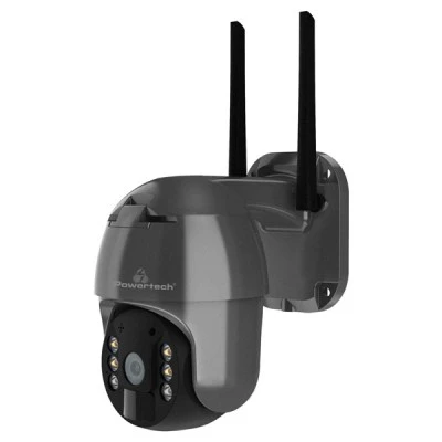 Smart ηλιακή κάμερα POWERTECH PT-1174 με ανάλυση 3MP 4G με καταγραφή σε SD PTZ στεγανή IP65