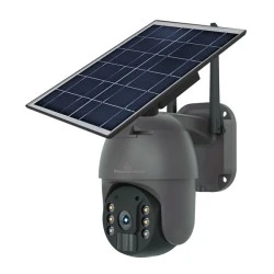 Smart ηλιακή κάμερα POWERTECH με ανάλυση 3MP, WiFi καταγραφή σε SD, PTZ στεγανή IP65