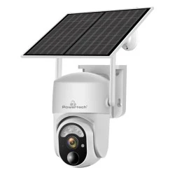 Smart ηλιακή κάμερα POWERTECH PT-1176 με ανάλυση 4MP 4G καταγραφή σε SD, PTZ στεγανή IP65