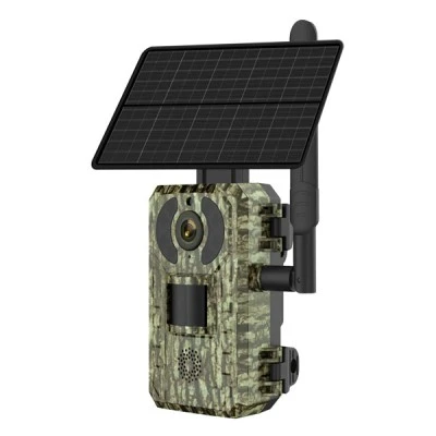Smart ηλιακή κάμερα κυνηγού POWERTECH  PT-1178  με ανάλυση 4MP σύνδεση 4G PIR SD στεγανή IP66