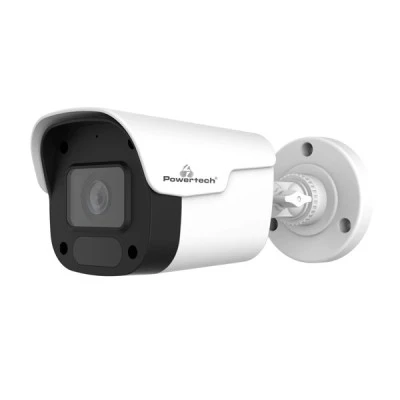 Kάμερα POWERTECH IP  PT-1235 με μικρόφωνο με φακό 3.6mm & ανάλυση 4MP, PoE, IR εμβέλεια έως 25m