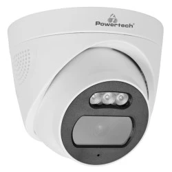 Κάμερα POWERTECH IP  PT-1236 με μικρόφωνο με φακό 3.6mm & ανάλυση 2MP PoE, IR & εμβέλεια έως 25m