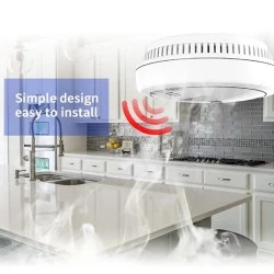 Ανιχνευτής Καπνού POWERTECH PT-1464 WiFi TUYA με Σειρήνα & Ειδοποίηση στο Κινητό