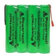 Επαναφορτιζόμενες μπαταρίες POWERTECH PT-791 800mAh AAΑ HR03 σε συσκευασία 4τμχ.