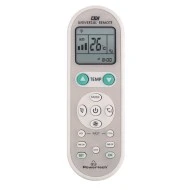 Χειριστήριο κλιματιστικού POWERTECH PT-835 universal με ένδειξη ώρας και λειτουργία χρονοδιακόπτη