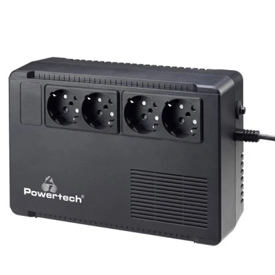 UPS Line Interactive PT-950C POWERTECH 950VA/570W με 4 θέσεις σούκο με τεχνολογία AVR