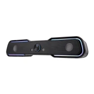 POWERTECH gaming soundbar PT-974, 10W RMS, Bluetooth, 3.5mm, RGB, μαύρο