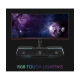 POWERTECH gaming soundbar PT-974, 10W RMS, Bluetooth, 3.5mm, RGB, μαύρο