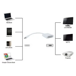 Αντάπτορας POWERTECH PTH-036 USB Type-C σε DVI 4K