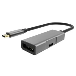 Αντάπτορας POWERTECH PTH-054 3840 x 2160p/60Hz USB Type-C σε DisplayPort + PD 4K