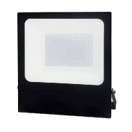 Προβολέας led μαύρος 100W RGBW εναλλαγής χρωμάτων 230V με smd στεγανός IP66