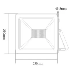 Προβολέας led λευκός 150W 230V smd 6000K ψυχρό λευκό φως 13200lm στεγανός IP66