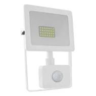 Προβολέας led slim 20W λευκός με ανιχνευτή κίνησης 4000k ενδιάμεσο λευκό φως 230V 1700Lm IP66