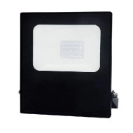 Προβολέας led μαύρος 20W RGBW εναλλαγής χρωμάτων 230V με smd στεγανός IP66