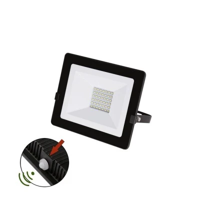 Προβολέας LED SMD 30W 230V ψυχρό φως 6000k 2650lm με φωτοκύτταρο ημέρας-νύχτας IP66 Προβολέας LED SMD 30W 230V ψυχρό φως 6000k 2650lm με φωτοκύτταρο ημέρας-νύχτας IP66