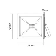 Προβολέας LED SMD FLOOD LUMINAIRE μαύρος 30W 230V smd πράσινο φως στεγανός IP66