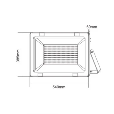 Προβολέας WHITE LED SMD FLOOD LUMINAIRE 400W 230V ενδιάμεσο φως 4000k 33300Lm στεγανός IP66