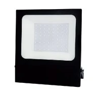 Προβολέας led μαύρος 50W RGBW εναλλαγής χρωμάτων 230V με smd στεγανός IP66