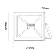Προβολέας LED SMD FLOOD LUMINAIRE 70W 230V θερμό φως 3000k 6000lm δέσμης 110° 30000h IP66