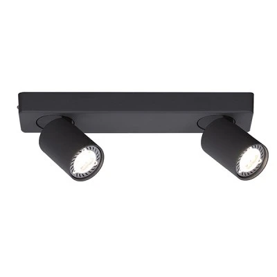 Φωτιστικό ELITIS 2xGU10 μαύρο αλουμίνιο 32x7x11cm εσωτερικού χώρου IP20 Φωτιστικό ELITIS 2xGU10 μαύρο αλουμίνιο 32x7x11cm εσωτερικού χώρου IP20