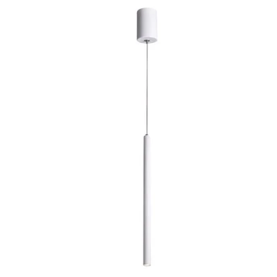 Κρεμαστό LED φωτιστικό FINO 5W θερμό φως 3000k 400lm λευκό μεταλλικό D3xD5,3xh220cm IP20 Κρεμαστό LED φωτιστικό FINO 5W θερμό φως 3000k 400lm λευκό μεταλλικό D3xD5,3xh220cm IP20