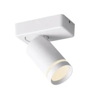 Φωτιστικό οροφής μονόφωτο 1xGU10 DIVINO λευκό αλουμίνιο 12x7x13,5cm εσωτερικού χώρου IP20
