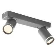 Φωτιστικό οροφής 2xGU10 DIVINO γκρι αλουμίνιο 32x7x13,5cm εσωτερικού χώρου IP20