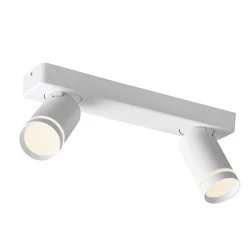 Φωτιστικό οροφής 2xGU10 DIVINO λευκό αλουμίνιο 32x7x13,5cm εσωτερικού χώρου IP20