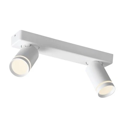 Φωτιστικό οροφής 2xGU10 DIVINO λευκό αλουμίνιο 32x7x13,5cm εσωτερικού χώρου IP20