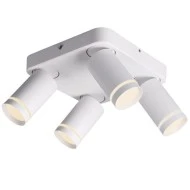 Φωτιστικό οροφής DIVINO 4xGU10 λευκό αλουμίνιο 21x21x13,5cm εσωτερικού χώρου IP20