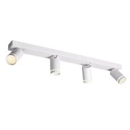 Φωτιστικό οροφής DIVINO 4xGU10 λευκό αλουμίνιο 76x7x13,5cm εσωτερικού χώρου IP20