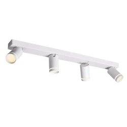 Φωτιστικό οροφής DIVINO 4xGU10 λευκό αλουμίνιο 76x7x13,5cm εσωτερικού χώρου IP20