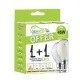 Λάμπα led filament σφαιρική Ε14 5W 230V 2700k θερμό λευκό φως 400Lm σε blister 2 τμχ Λάμπα led filament σφαιρική Ε14 5W 230V 2700k θερμό λευκό φως 400Lm σε blister 2 τμχ
