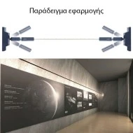Λευκός ατσάλινος ιμάντας Roofpath 16mmx10m για τοποθέτηση ταινιών LED
