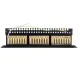 Patch Panel 24 ports για καλώδιο UTP Cat 5e για rack 19 ύψος 1U PULSAR RP-U24V5