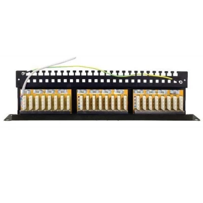Patch Panel 24 ports για καλώδιο FTP Cat 5e και για rack 19 με εξαρτήματα στήριξης PULSAR RP-F24V5 Patch Panel 24 ports για καλώδιο FTP Cat 5e και για rack 19 με εξαρτήματα στήριξης PULSAR RP-F24V5