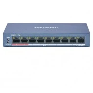 Ethernet Switch 9 θυρών 8x100Mbps PoE & 1x100Mbps UPLINK 60W max HIKVISION DS-3E0109P-E/M(B)