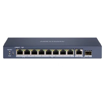 Ethernet Switch 10 θυρών 2xHiPoE 6xPoE 1xUPLINK & 1xSFP 110W max HIKVISION DS-3E0510HP-E