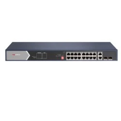 Ethernet Switch 20 θυρών 4xHiPoE 12xPoE 2xUPLINK & 2xSFP 225W max HIKVISION DS-3E0520HP-E