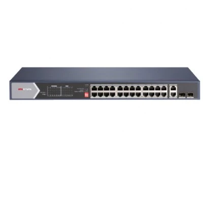 Ethernet Switch 28 θυρών 4xHiPoE 20xPoE 2xUPLINK & 2xSFP 370W max HIKVISION DS-3E0528HP-E