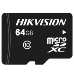 Κάρτα μνήμης flash microSDΧC 64 GB ιδανική για IP κάμερες HIKVISION HS-TF-L2/64G/P
