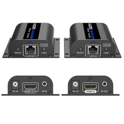 Σετ μετάδοσης σήματος HDMI 1080p point to point μέσω καλωδίου UTP (Cat 5e/6) έως 70m LENKENG LKV372A Σετ μετάδοσης σήματος HDMI 1080p point to point μέσω καλωδίου UTP (Cat 5e/6) έως 70m LENKENG LKV372A