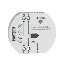 Ελεγκτής ρολών & συστημάτων σκίασης Wi-Fi 230VAC 5Α Smart Home Master SB-ROLL
