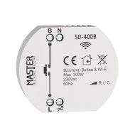 Ρυθμιστής φωτισμού κυτίου 1 channel Wi-Fi 300W 230 VAC Smart Home Master SD-400B