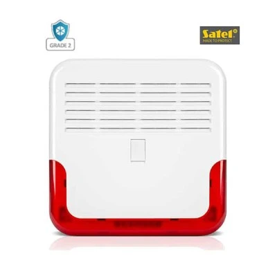 Ενσύρματη εξωτερική αυτόνομη σειρήνα SD-6000R Satel με δυνατότητα επιλογής 4 ήχων & 2 επιλογές stand-by LED