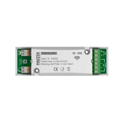LED Controller ρύθμισης φωτισμού RGB ταινιών LED 12-24VDC 3x8A Smart Home Master SD-RGB